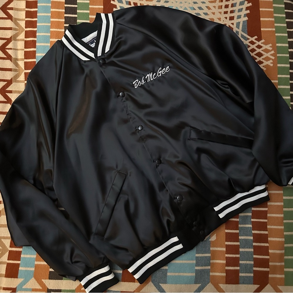 🇺🇸 Vintage NPMH Union Satin Jacket